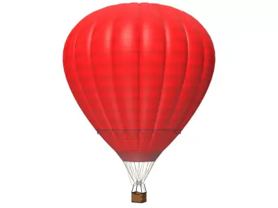 hot air balloon 3D model