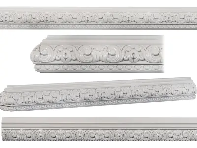 Collection of 16 classic moldings Part 1 3D model