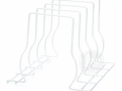 Steel Countertop -Cabinet Pot Rack Free 3D model