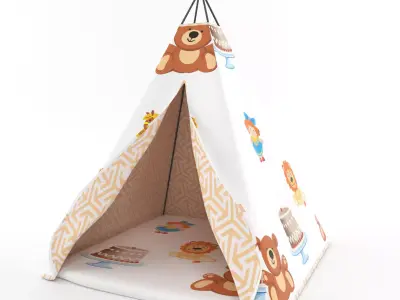 kids teepee 3D model