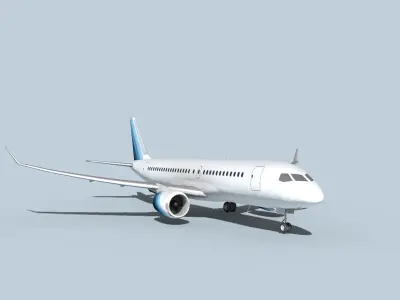 Bombardier CS100 Corporate 2 3D model