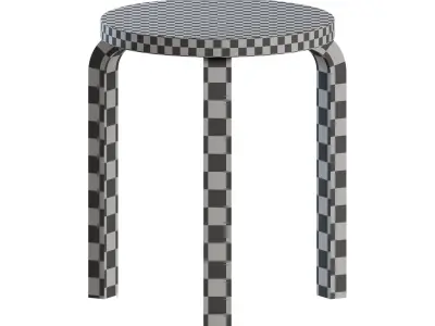 Stool 60 by Artek 3D model