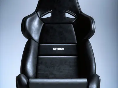 RECARO A8 Low-poly 3D model