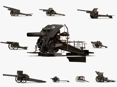 Cannon Collection WW1 3D model