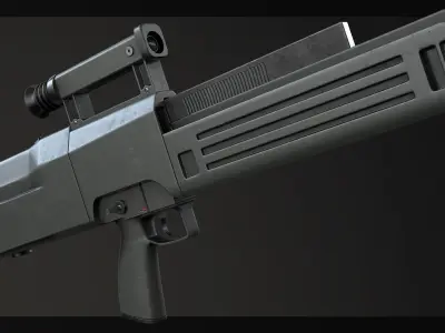 PBR G11 K2 Prototype Low-poly 3D model