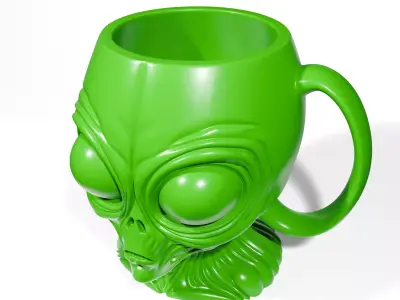 Alien Mug 4 3D print model