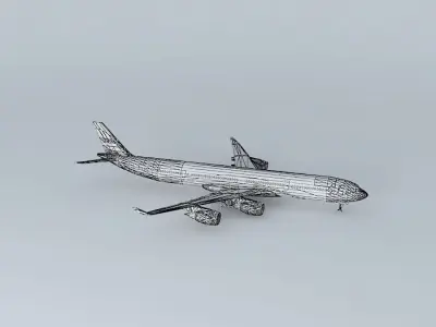 Arik Air A340-500 at JFK Free 3D model