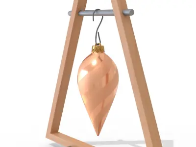 Christmas Bauble 2024 Free 3D model