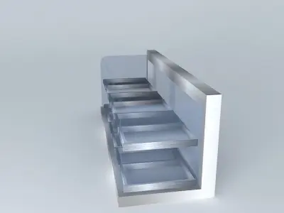 Kit food display case Free 3D model