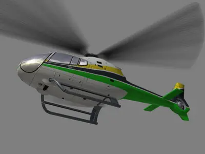 Colibri V3 Helicopter Low-poly 3D model