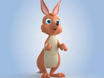 Kangaroo 3D model