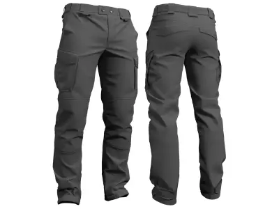 M-Tac Aggressor Gen II Flex Tactical Pants - Marvelous Designer 3D model