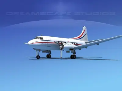 Martin 404 Executive 1 3D model