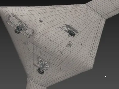 Northrop Grumman X-47B UCAV Drone 3D model