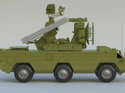 9K33 Osa SA-8 Gecko 3D model