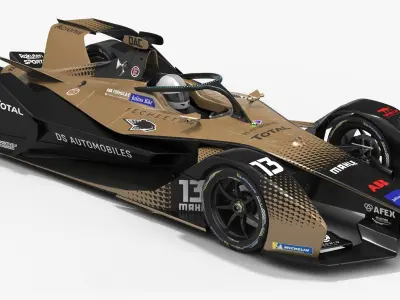 DS Techeetah Formula E Season 2020 2021 Race Car 3D model