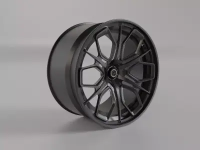 AL13 R140 Centerlock wheel 3D model