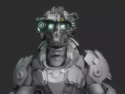 Robot Warrior 3D model