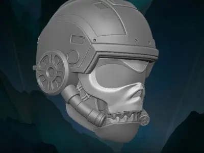 Headhunter Stormtrooper GI Joe Fan Art 3D For Action Figures 3D print model