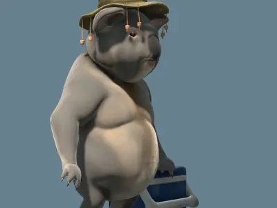 Koala Bill Character 3D model
