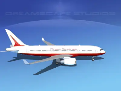 Boeing 787-8 Royal Air 3D model