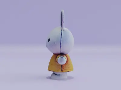 Miffy nijntje Rabbit Toy Doll Low-poly 3D model