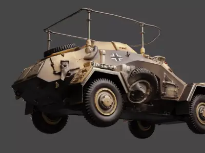 SdKfz 223  3D print model