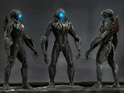 Robot from Lost in Space Low-poly 3D model