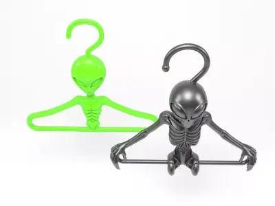Alien Hangers 2 3D print model