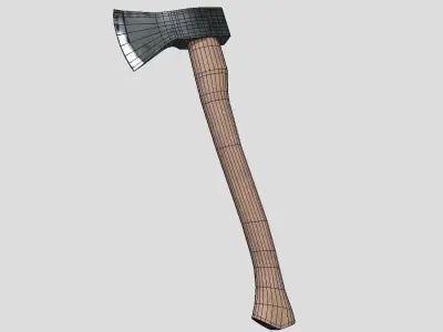 CC0 - Axe 1 Free low-poly 3D model