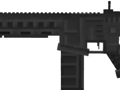 MK41 Weapon Low-poly 3D model