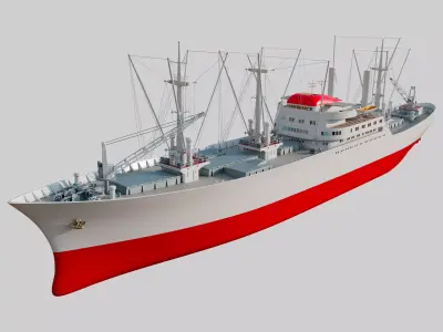 Cap San Diego 3D model