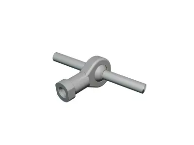 Spherical Bearing Mechanism Animated 3D model