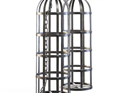 Standing Candle Holder 3D model