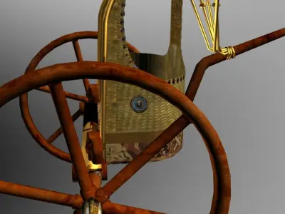 King Tut EgyptianChariot  3D model