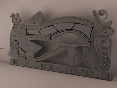  Ancient Egypt -Eye Of Horus Low-poly 3D model
