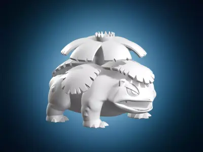 Venusaur Miniature Pokemon Model 3D print model