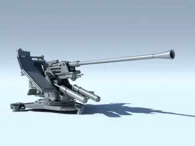 Anti-aircraft 3D print model