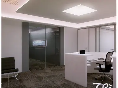 FULL OFFICE INTERIOR II 3D model