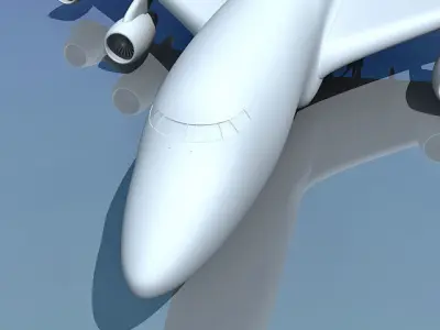 Detailed Model of Boeing 747 3D model