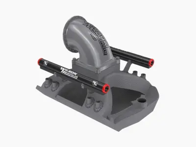 Wilson ProFiler intake manifold Low-poly 3D model