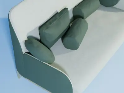 Se Beetley Sofa Free 3D model