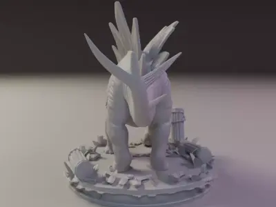 Stegosaurus 3D print model