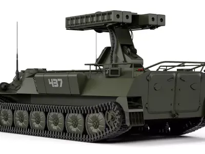 9K35 Strela-10 SA-13 Gopher 1976 3D model
