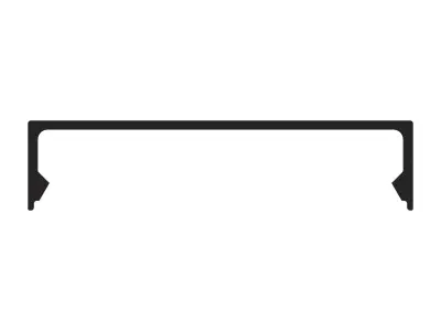 Aluminum Extruded Cover Cap MOD AL-031cw Low-poly 3D model