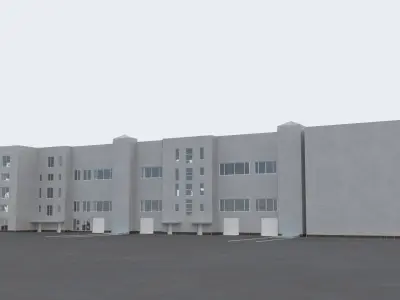  Building office v4 3D model
