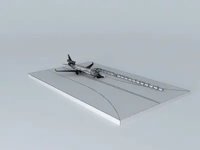 Aeroflot MD11 Free 3D model