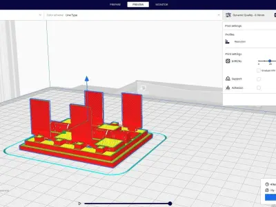Vertical Launcher Missile Ship 3D print model