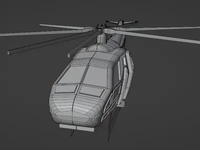 HELICOPTER plain  3D model