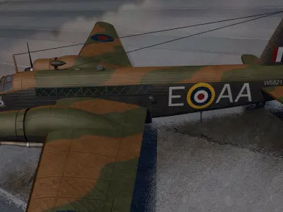 Vickers Wellington Mk-1C - RNZAF 3D model